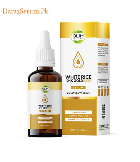 24K Gold + White Rice Serum