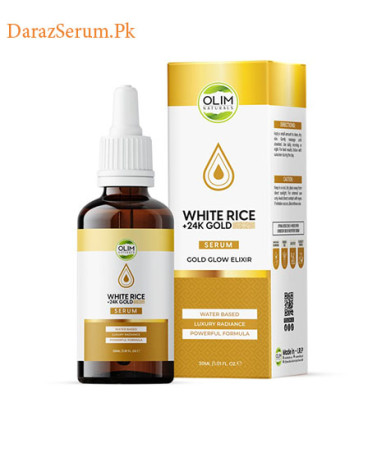 24K Gold + White Rice Serum