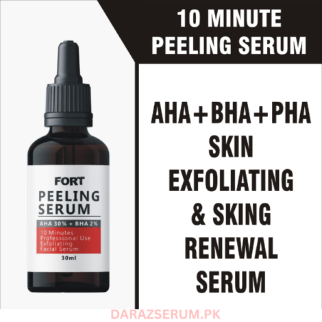 FORT Peeling Serum AHA BHA PHA – Best Skin Exfoliating & Renewal Serum in Pakistan for Clear Skin