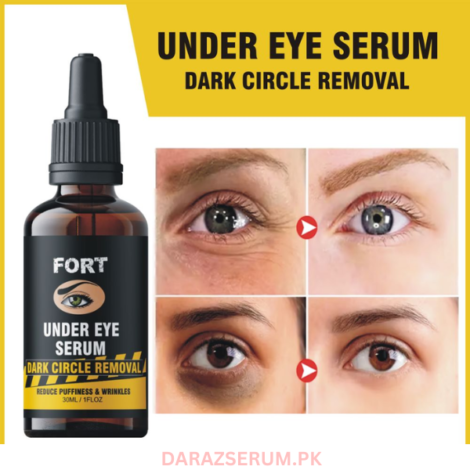 FORT Under Eye Serum for Dark Circles & Puffiness – Best Eye Face Serum in Pakistan for Glow