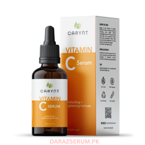 Carynt Vitamin C Serum with Alpha Arbutin & Hyaluronic Acid – Best Brightening Serum in Pakistan