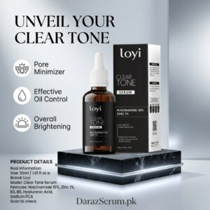 Loyi Niacinamide + Zinc Serum for Oily Skin & Pores | 30ml