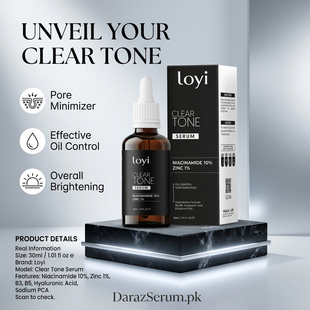 Loyi Niacinamide + Zinc Serum for Oily Skin & Pores | 30ml