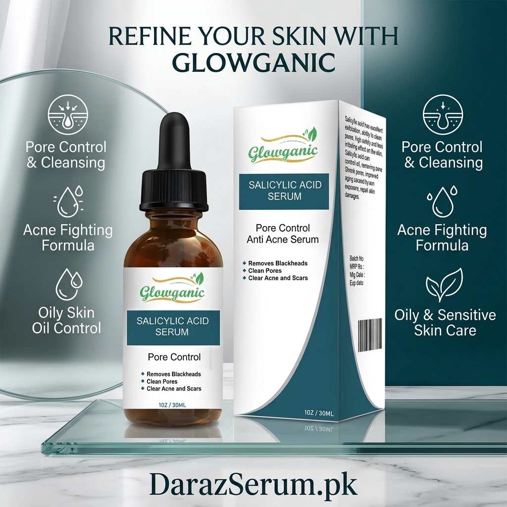 Salicylic Acid Serum 30ml for Acne, Pore Cleansing & Oil Control | Face Serum for Oily & Sensitive Skin