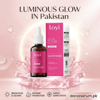 LOYI Glutathione Brightening Serum – Fade Dark Spots, Hydrate & Glow | 30ml