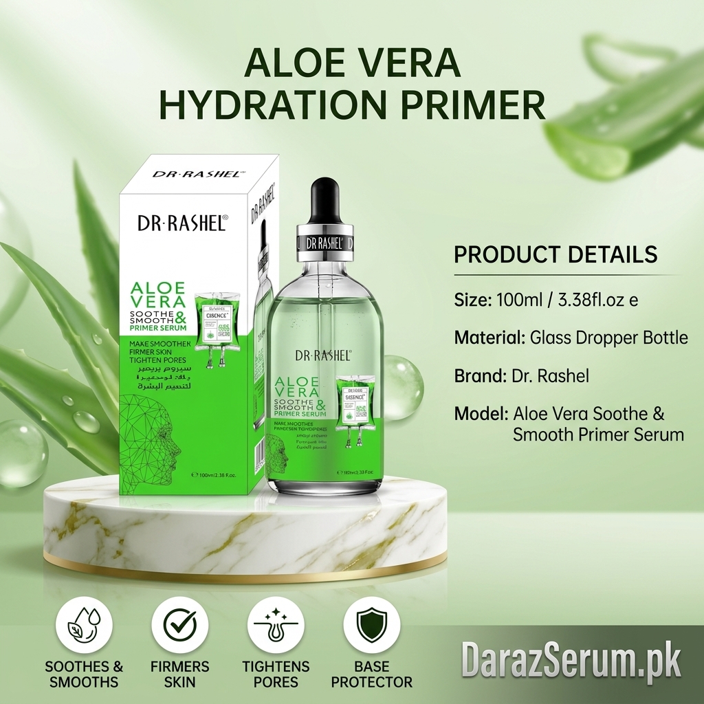 Dr Rashel Aloe Vera Soothe & Smooth Primer Serum in Pakistan