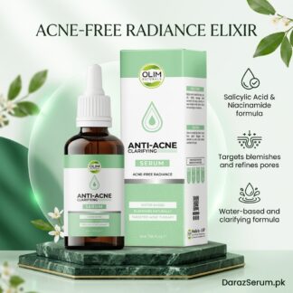 Olim Naturals Acne Treatment Serum – Salicylic Acid + Niacinamide + Vitamin C – 30ml