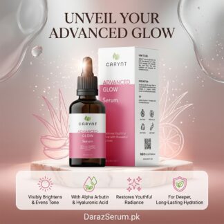 Carynt Advance Glow Serum for Brightening & Hydration with Alpha Arbutin & Hyaluronic Acid – 30ml